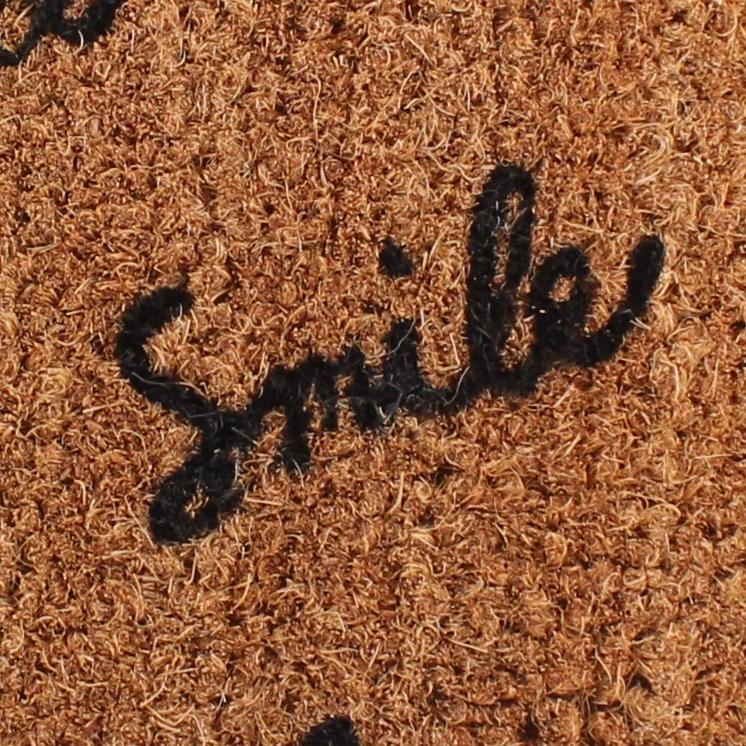 Mini "Smile" Motify Smiley Face Coir Door Floor mat