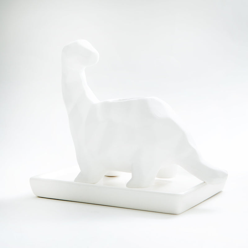 Humidifier (Ceramic/Unglazed Pot/Brachiosaurus/5.7x10.8x13.8cm/SMCol(s): White)