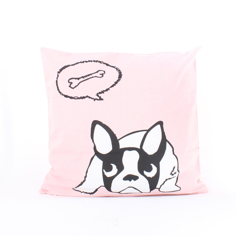 Dog Cushion Throw Pillow Cover (45x45cm)
