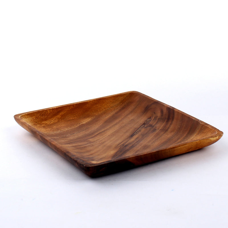 Acacia Wood Square Tray