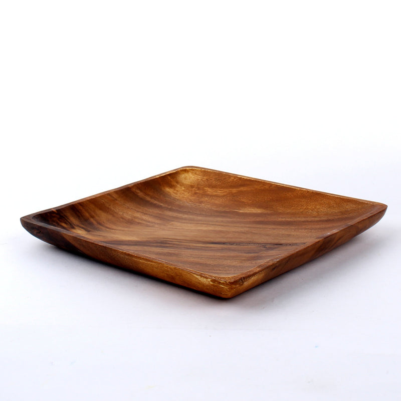 Acacia Wood Square Tray