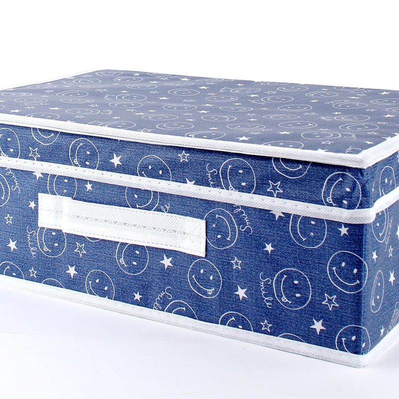 Smiley Face Stackable Flat Storage Box