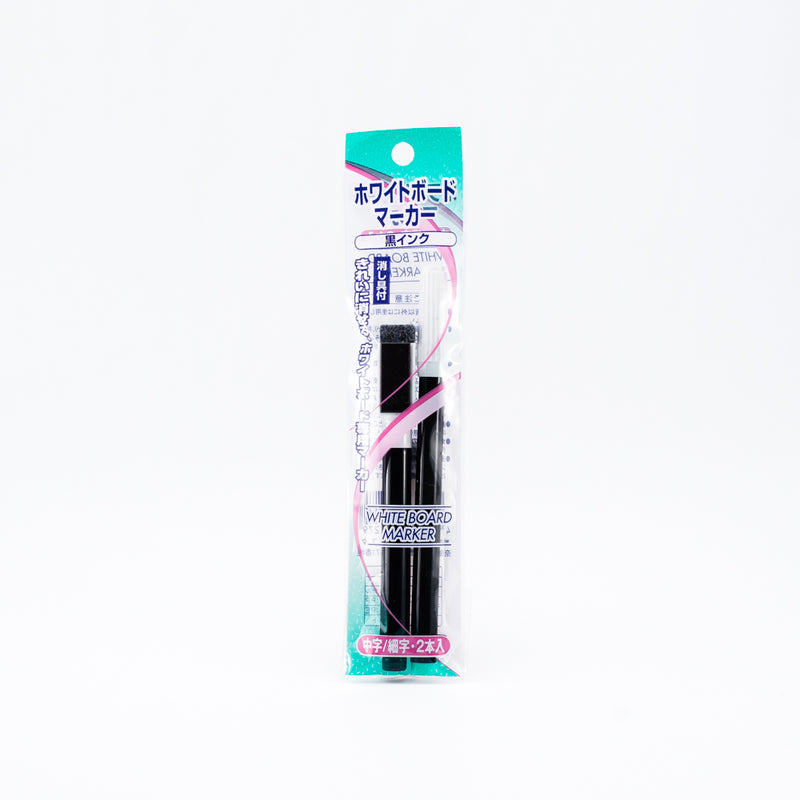 White Board Marker (w/Eraser/Black)