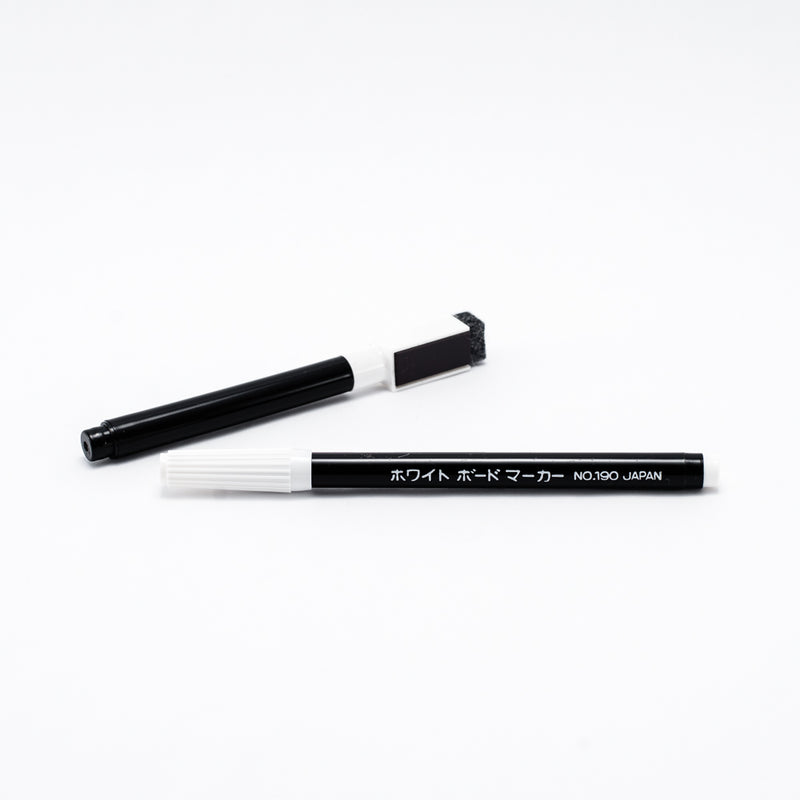 White Board Marker (w/Eraser/Black)