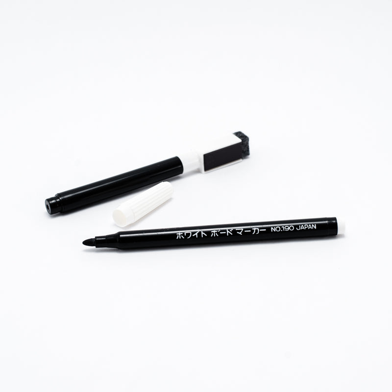 White Board Marker (w/Eraser/Black)
