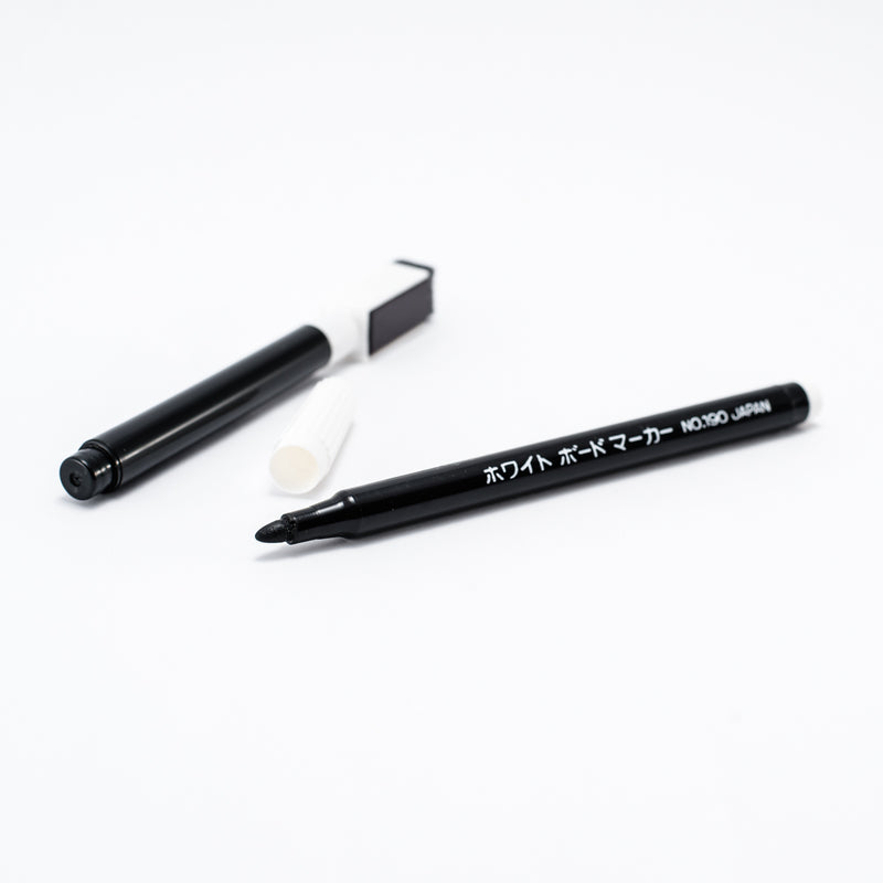 White Board Marker (w/Eraser/Black)