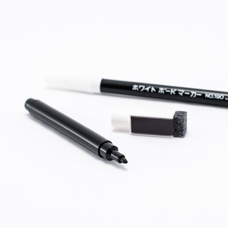 White Board Marker (w/Eraser/Black)
