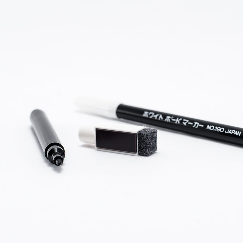 White Board Marker (w/Eraser/Black)