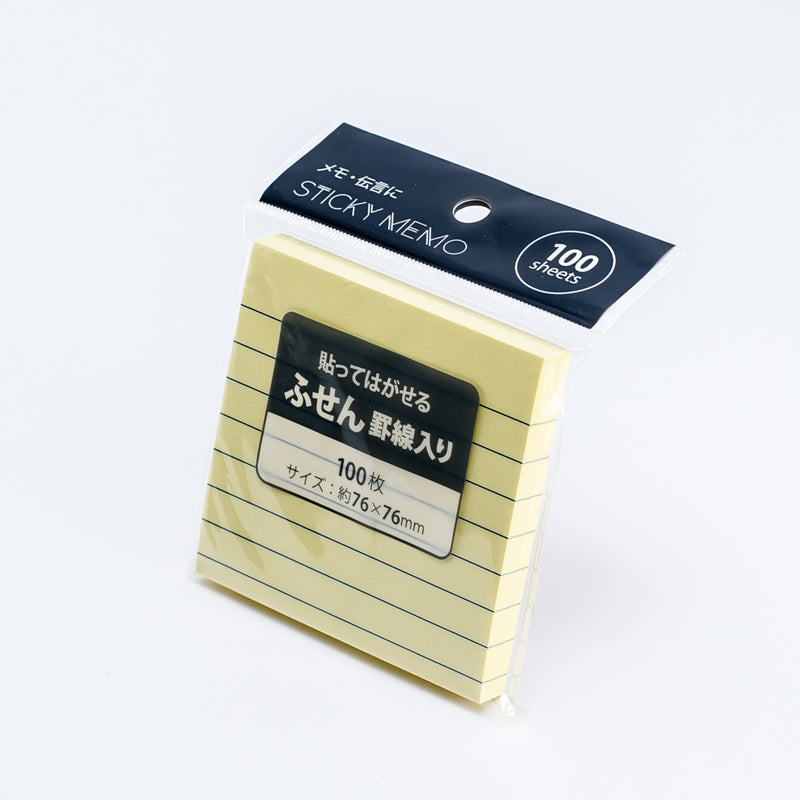 Yellow Lined Sticky Notes (100 sh)
