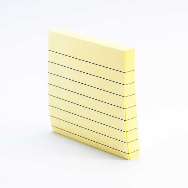 Yellow Lined Sticky Notes (100 sh)