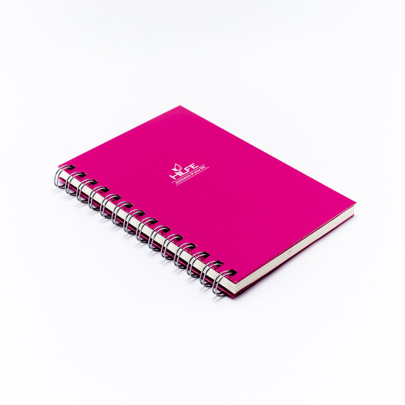 HILIFE B6 6mm-Ruled Coil Notebook (80 Sheets)