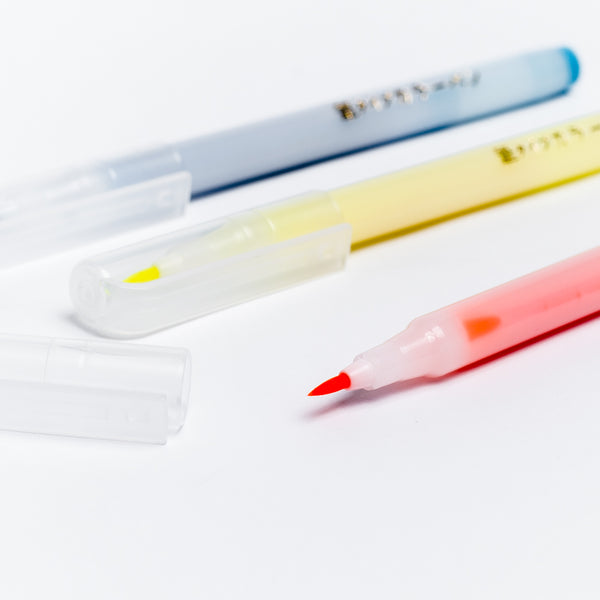 Neon Color Brush Pen (3 colors)