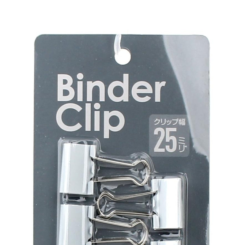 Binder Clip (Steel/Double/1.2x2.5x4.3cm (6pcs))