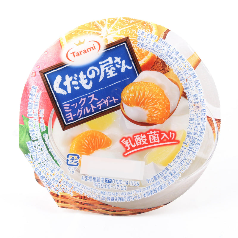 Kudamonoyasan Tarami Yogurt Mixed Fruits Jelly 160 g