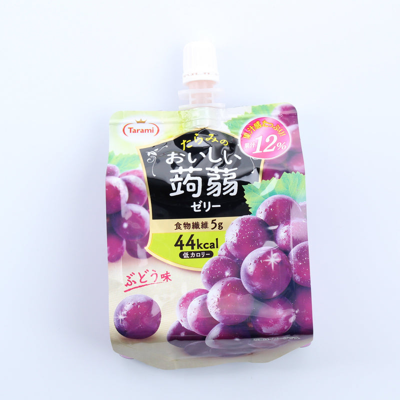 Oishii Konnyaku Jelly Tarami Pouch Grape Konnyaku Jelly 150 g