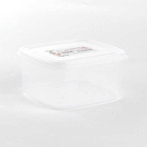 Plastic Food Container (Microwavable/Square/CL/14.2x12.6x7cm / 900mL)