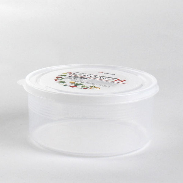 Plastic Container - 800mL (PP/Cylinder/CL/d.14.5x6.7cm / 800mL)