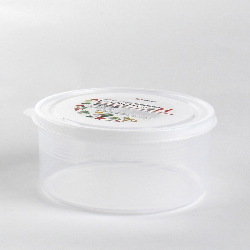 Plastic Container - 800mL (PP/Cylinder/CL/d.14.5x6.7cm / 800mL)