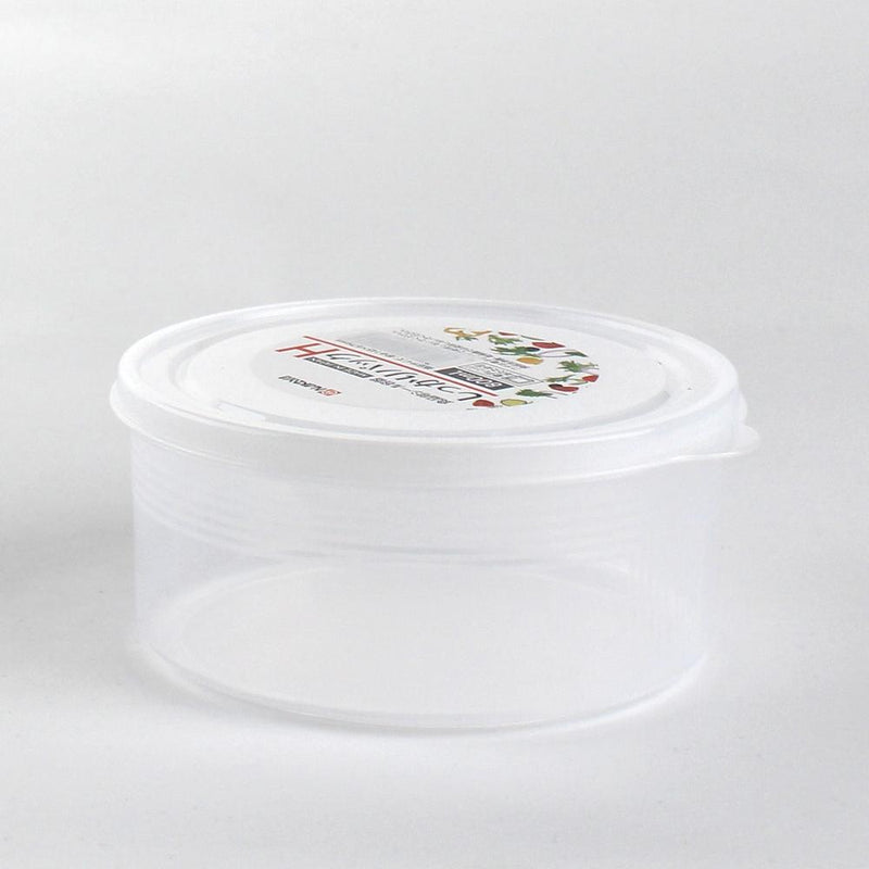 Plastic Container - 800mL (PP/Cylinder/CL/d.14.5x6.7cm / 800mL)