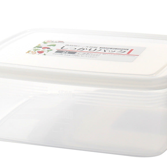 Plastic Food Container (Microwavable/Rect/CL/20.5x15x7.9cm / 2L)