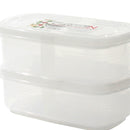 Plastic Food Container (Microwavable/Oval/CL/14.2x7.9x4.6cm / 300mL (2pcs))