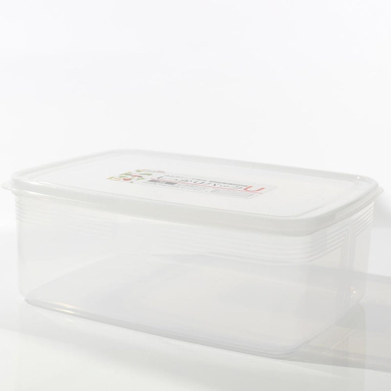 Plastic Food Container (Microwavable/Rect/CL/24.1x17.6x9.1cm / 3L)