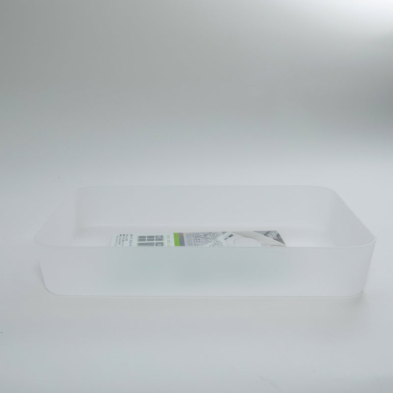 Clear Rectangular Plastic Tray 