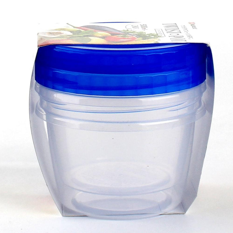 Plastic Container with Lid  - 250mL (2pcs)