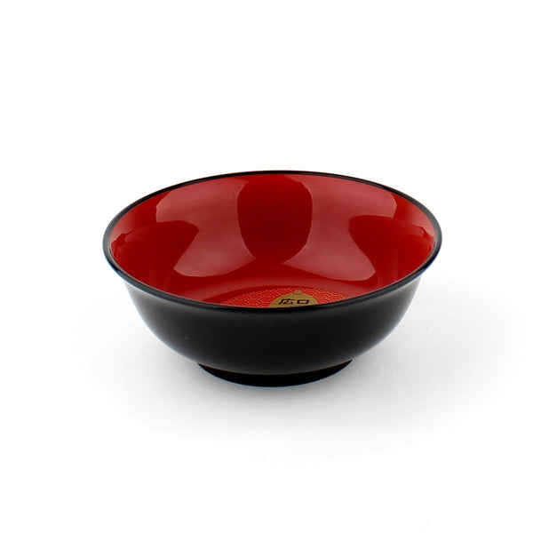 Lacquer Bowl (Microwavable/BK/RD/14.5x5.5cm)