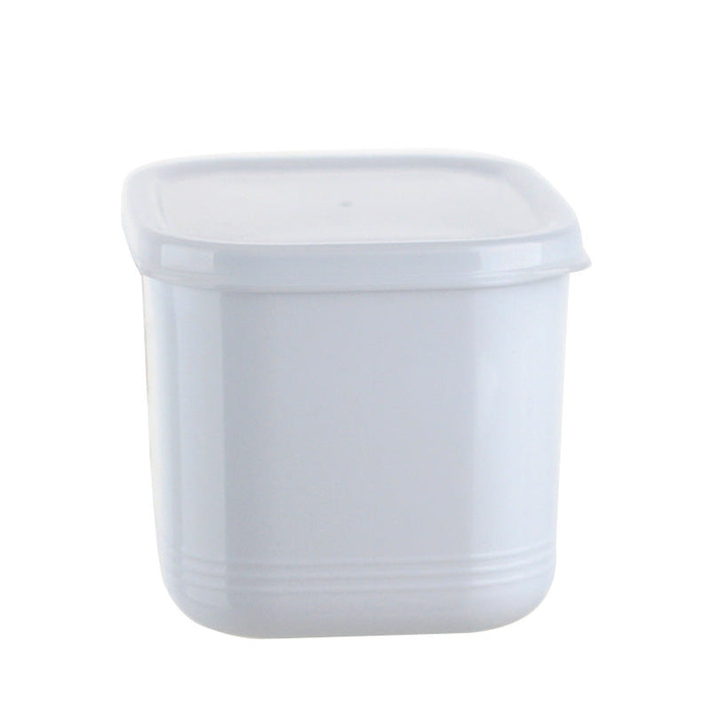 Plastic Container - 800mL (PP/w/Handle/Miso/White/15.3x10x9cm / 800mL)