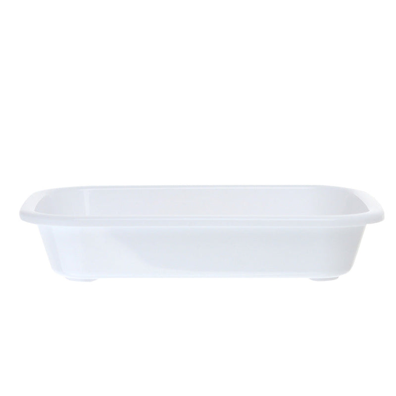 Tray (PP/Kitchen/White/21.5x15x4.2cm / 800mL)