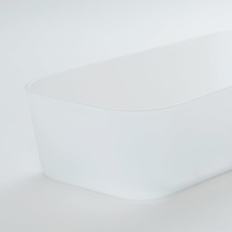 Clear Extra Small Rectangle Plastic Tray