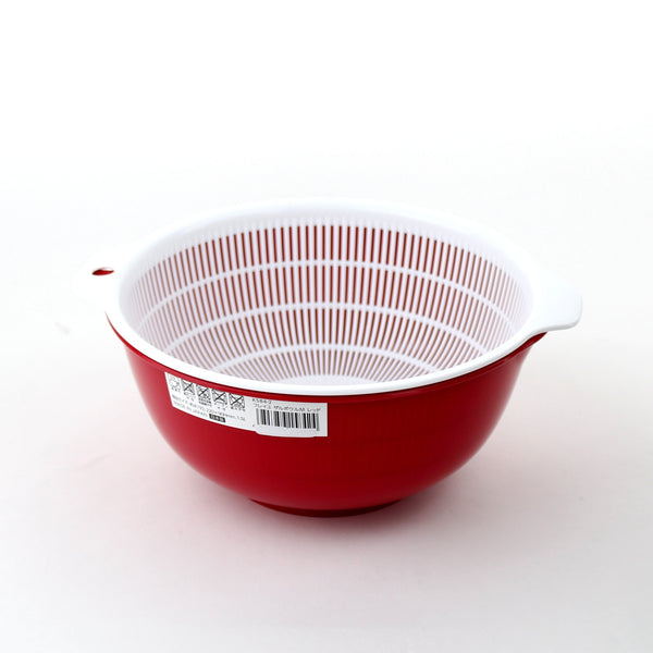 Colander & Bowl Set (PP/M/Bowl/9cm/d.19.2cm / 1.5L)