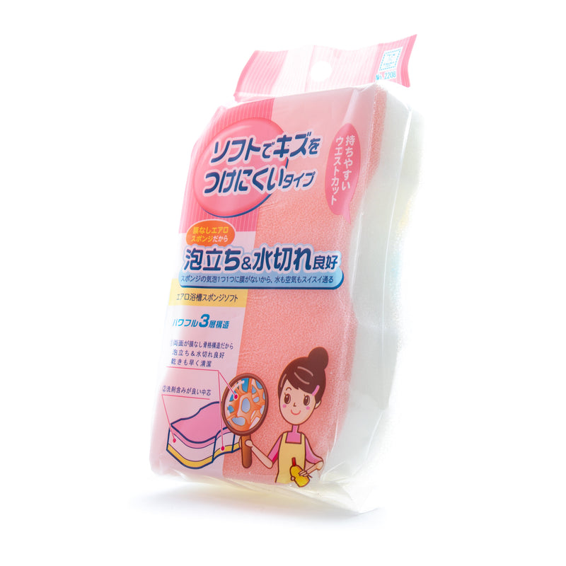 3 Layers Bathroom Cleaning Soft Sponge