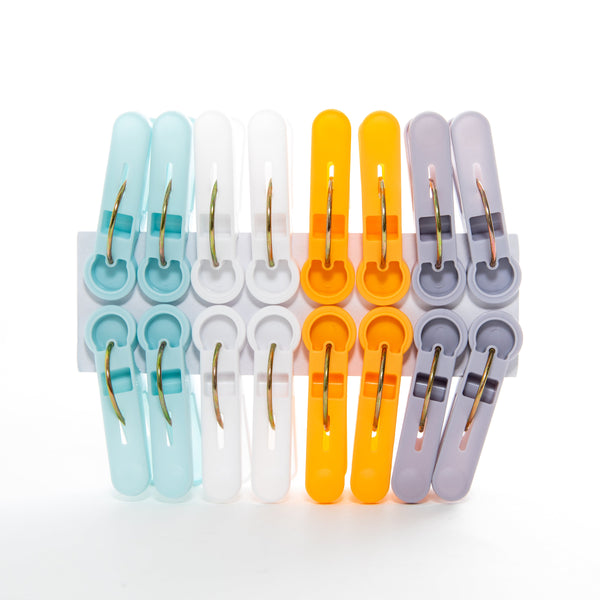 Flat Wide Clothespins (16pcs)