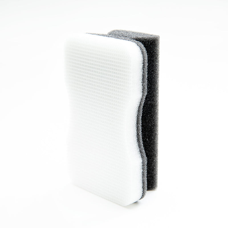 Sponge (PU/Nylon/For Window Screens/Uneven Surface/4x11x6.5cm/SMCol(s): White)
