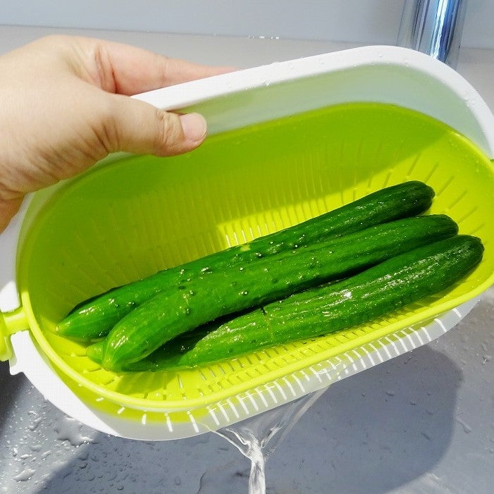 Kokubo Spin Wheel Colander (Oval)