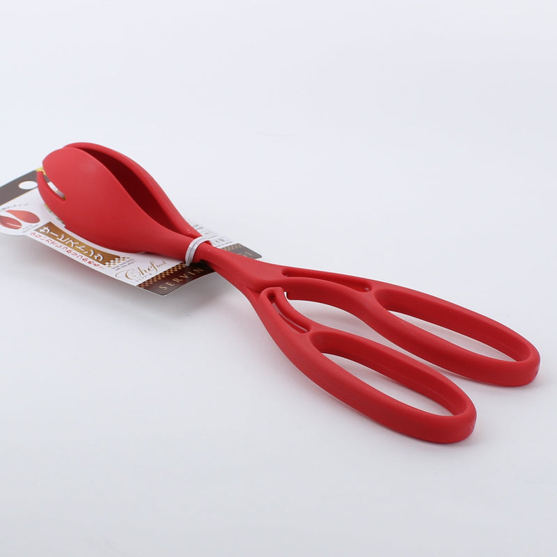 Kokubo Red Serving Tongs 