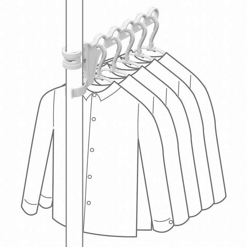 Kokubo 5-Hole Pole Drying Hook / Hanger