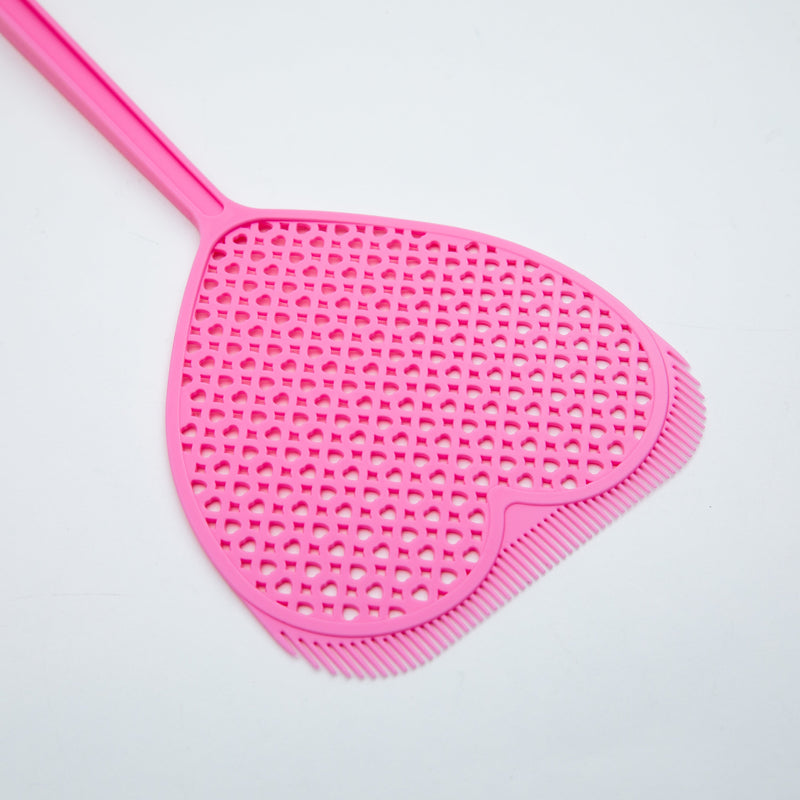 Pink Heart-Shaped Fly Swatter 
