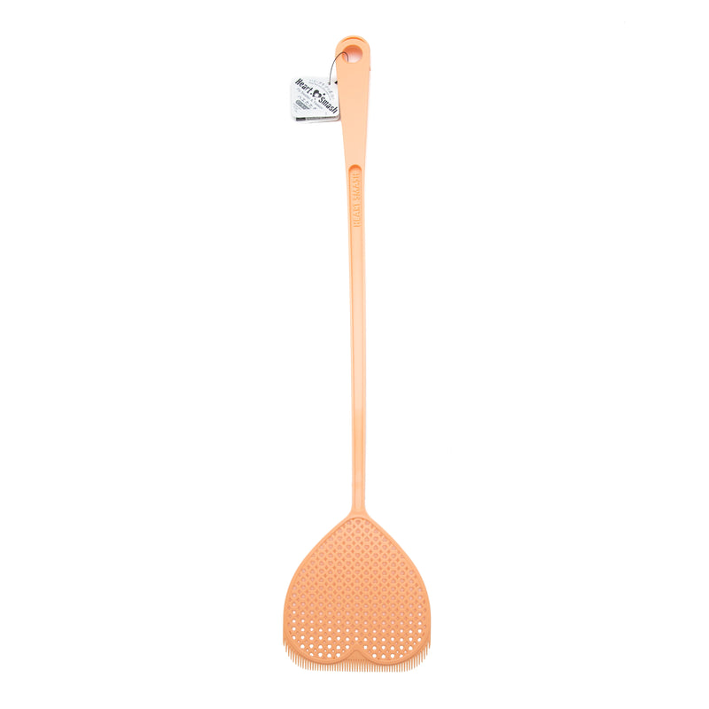 Orange Heart-Shaped Fly Swatter