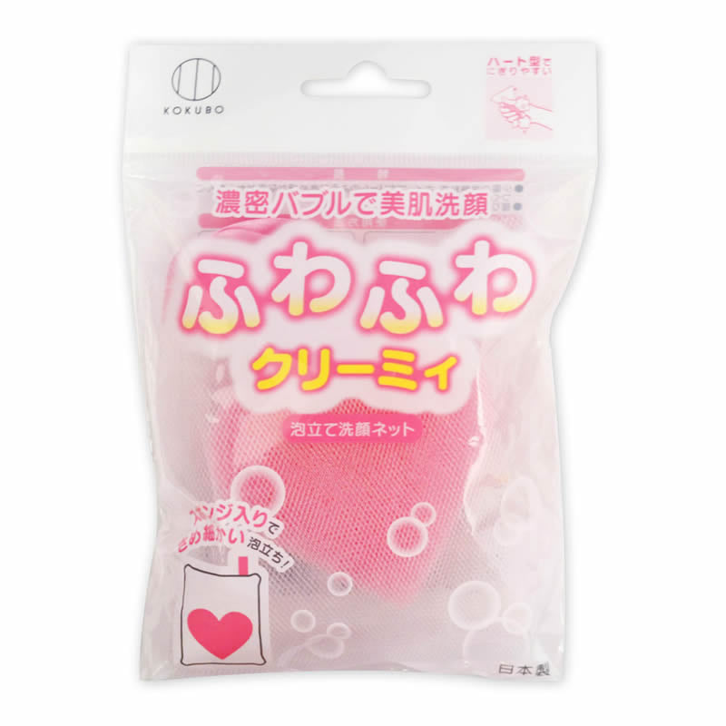 Kokubo Foaming Net (Heart/WT/PK)