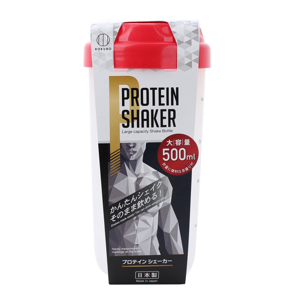 Kokubo Shaker Bottle For Protein Drink (Red)