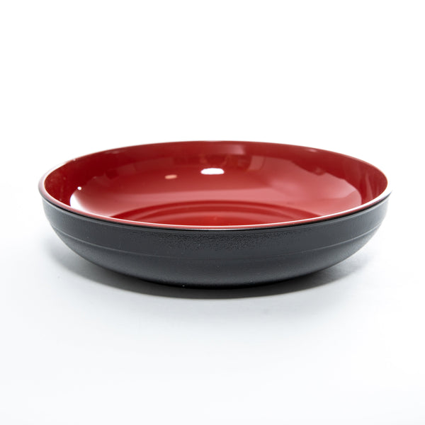 Black Lacquer Bowl with Red Interior