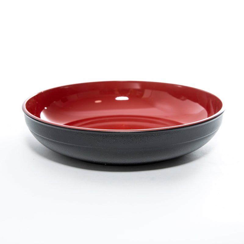 Black Lacquer Bowl with Red Interior