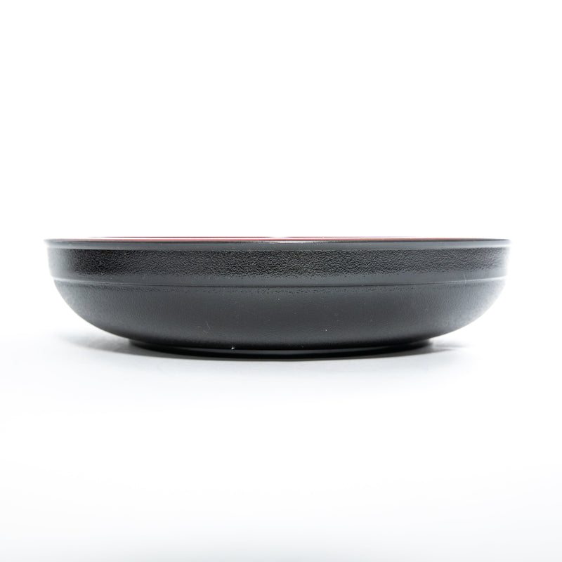 Black Lacquer Bowl with Red Interior