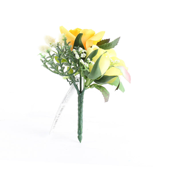 Yellow Tone Rose Mix Artificial Flower