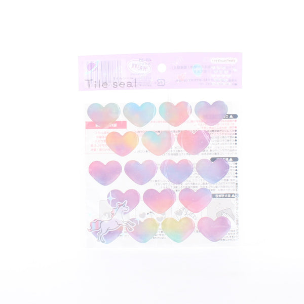 Heart Tile Stickers