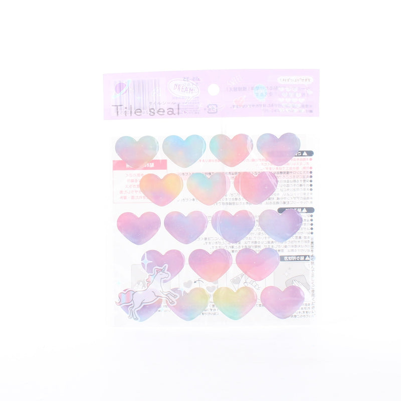 Heart Tile Stickers