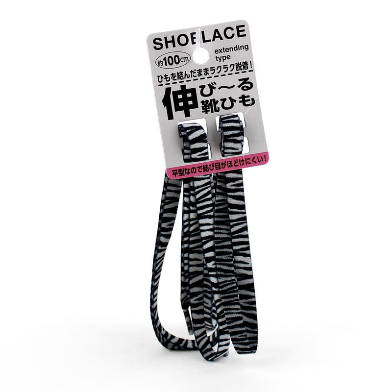 Shoelaces - Elastic (Stretchy/Zebra/3xCol/100cm)